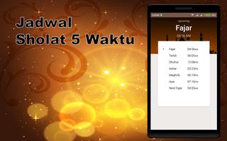 Alarm Adzan Otomatis, Jadwal Sholat & Arah Kiblat imagem de tela 2
