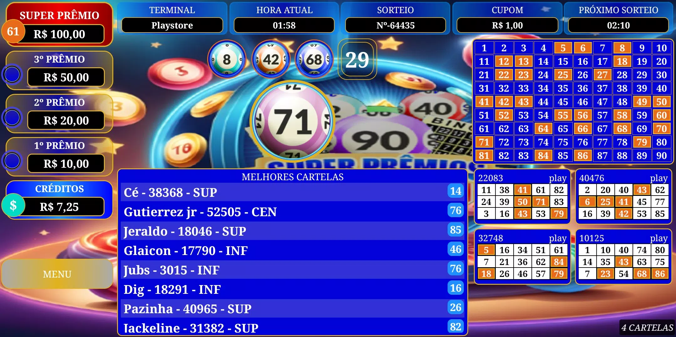 Bingo Super Prêmios Bingo Super Prêmios