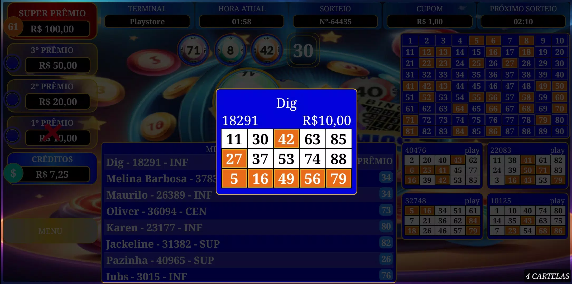 Bingo Super Prêmios Bingo Super Prêmios