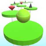 Splashy Ball: Jump on Spiky Tiles icône
