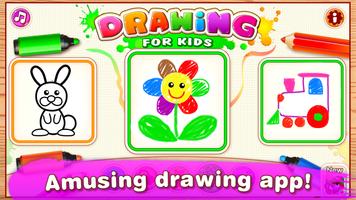 Bini Drawing for Kids Games پوسٹر