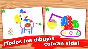 Colorea y aprende Pintar niños captura de pantalla 2