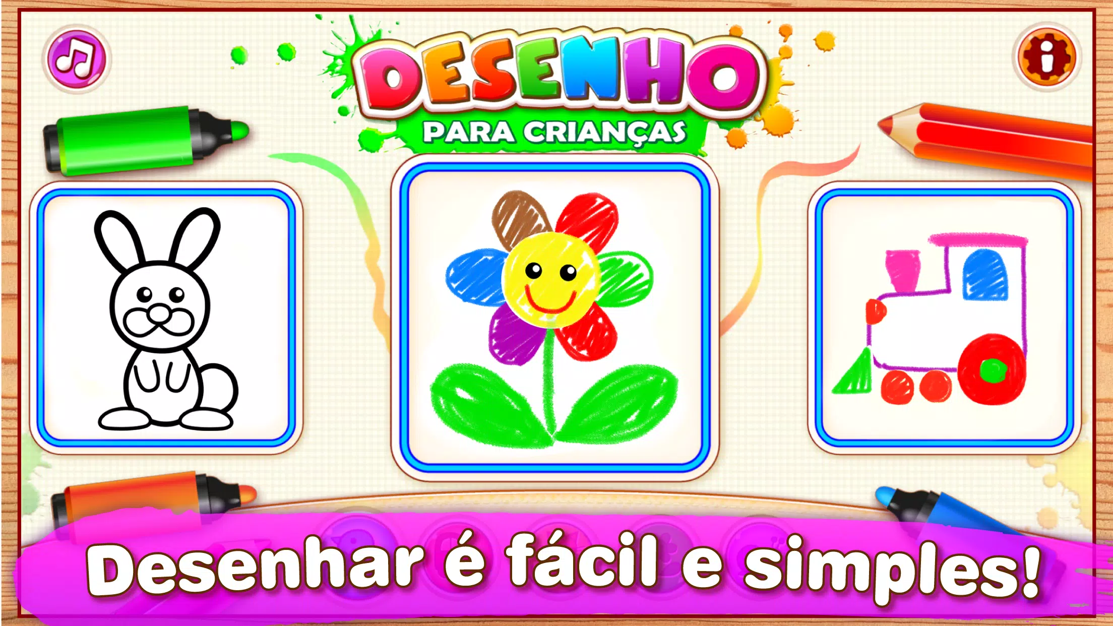 Download do APK de Bini Jogos de colorir desenhos para Android