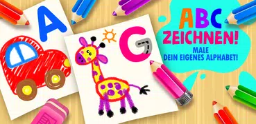 ABC lernen: malen für kinder!