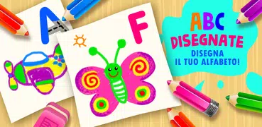 Giochi disegno di lettere ABC