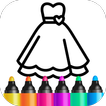 Kids Coloring Games for Girls icon