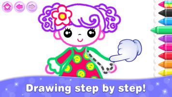 Bini Game Drawing for kids app ภาพหน้าจอ 2