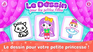 Bini Bébé jeux de dessin fille Affiche