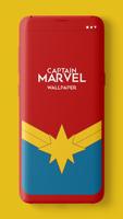 Captain Marvel Wallpaper पोस्टर