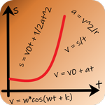 Physics problem solver: Motion icon