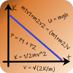 Physics problem solver: mechan icon