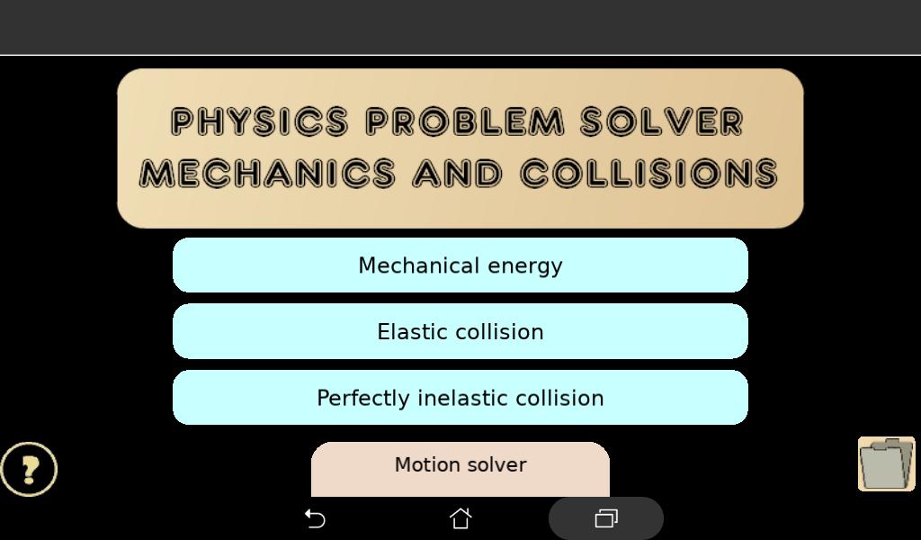 The problems of physics.