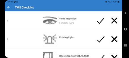 TMS Checklist screenshot 1