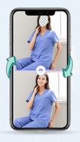Beauty Nurse Doctor Photo Suit Affiche