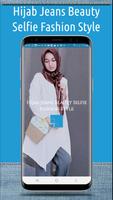 Hijab Jeans Selfie Style plakat
