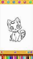 Cute Cat Coloring скриншот 1