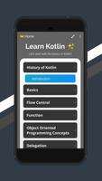 Learn Kotlin capture d'écran 1