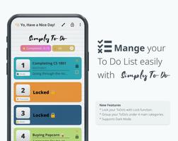 Simply To Do (A To Do App) Affiche