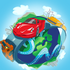 Race The World: Course Auto 2D icône