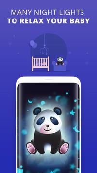 宝贝夜灯 - 即时睡眠和援助白色噪音 截图 1