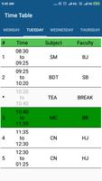 MyTimeTable capture d'écran 1