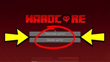 Hardcore Mod For Minecraft poster