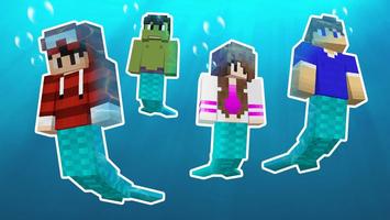 Mermaid Tail Mod For Minecraft poster