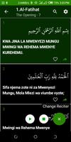 Poster Quran Swahili