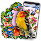 새 꽃 테마 아이콘