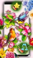 새 꽃 테마 스크린샷 2