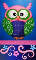 Funny Owl Wallpaper capture d'écran 1