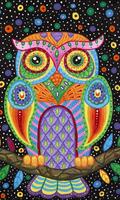 Funny Owl Wallpaper capture d'écran 2