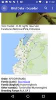 Bird Data - Ecuador screenshot 2