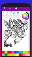 Colorful Birds Coloring Book capture d'écran 1
