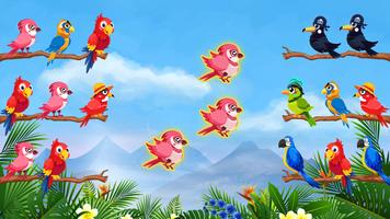 Bird Sort Color- Puzzle-Spiele Plakat