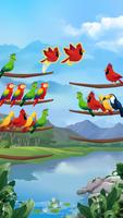 Bird Sort - Color Puzzle captura de pantalla 1