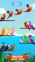 Bird Sort - Color Birds Game capture d'écran 1