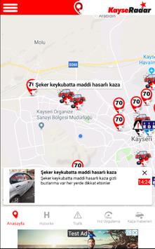 Kayseradar - Kayseri Radar Trafik ve Gündem 截图 3