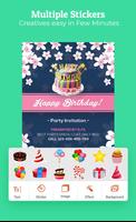 Birthday Invitation Maker स्क्रीनशॉट 3