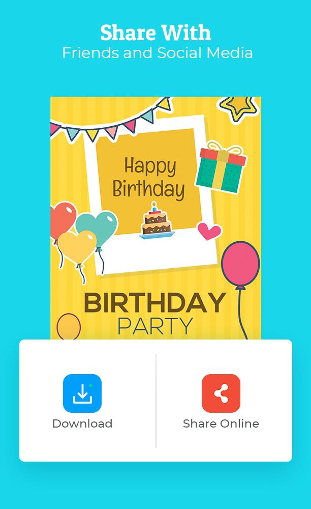 Birthday Invitation Maker APK 1.1.8 für Android herunterladen – Die