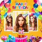 Birthday Dual Photo Frames icon