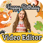 Birthday Video Maker: Video Background Changer biểu tượng
