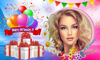 Birthday Frames photo frame постер