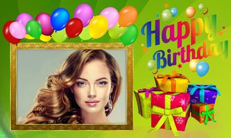 Birthday Frames photo frame اسکرین شاٹ 1