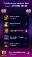 Birthday Video Maker with Song and Name 2020 capture d'écran 3