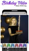 Birthday Video Maker with Song capture d'écran 1