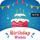 Happy Birthday GIF: Happy Birthday Cards App アイコン