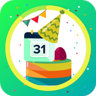 Geburtstags-Countdown-App Zeichen