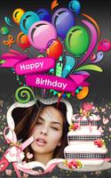 जन्मदिन का केक फोटो फ्रेम्स ऐप स्क्रीनशॉट 1