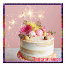 Aniversário bolo decorações APK